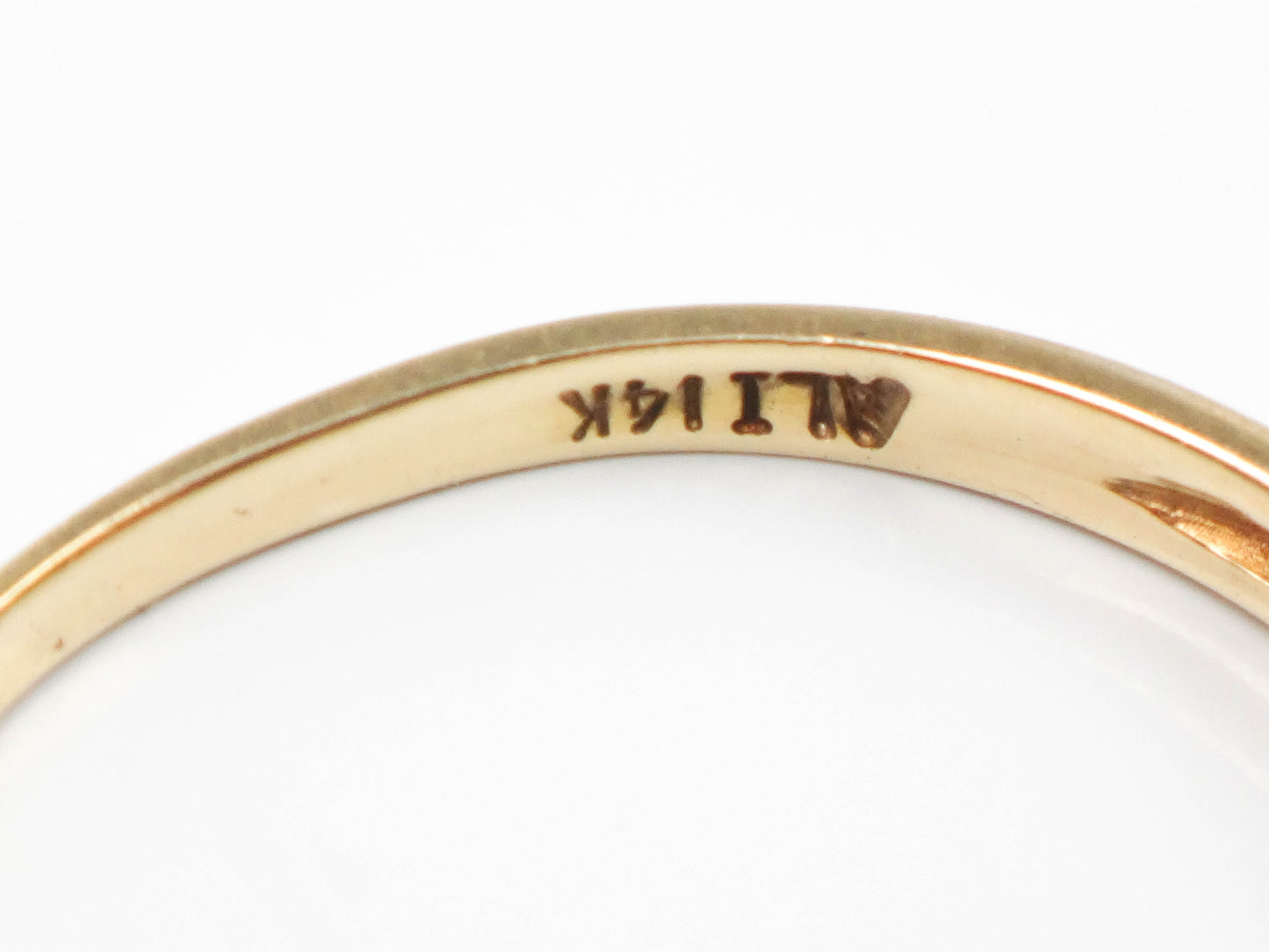 HOLD for Heather - Vintage 14k Yellow Gold Natural Emerald and Diamond Ring, May Birthstone, Size 5.5, Stacking Ring