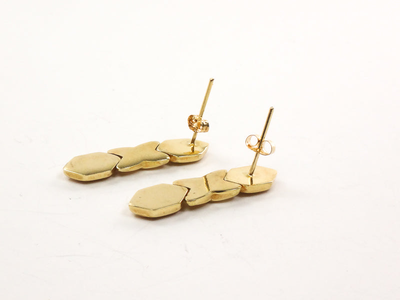 Vintage 14k Love and Kisses X and O Dangle Earrings