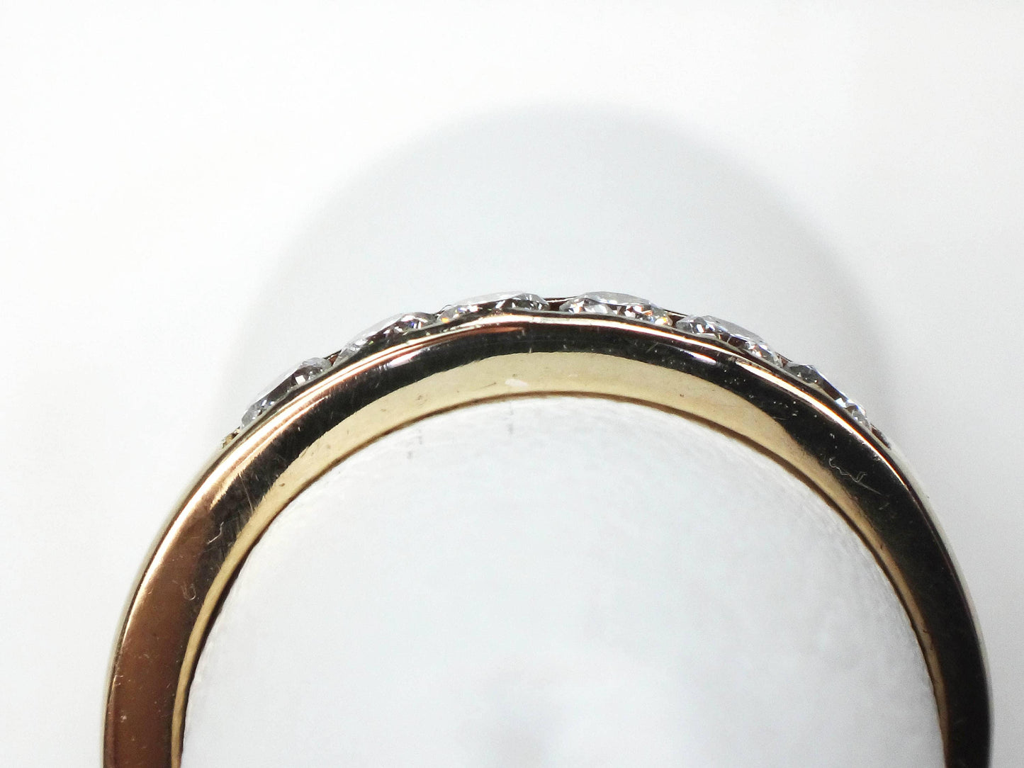 Vintage 14k Yellow Gold Diamond Wedding Band (.25 Carats TDW, Size 5.25)