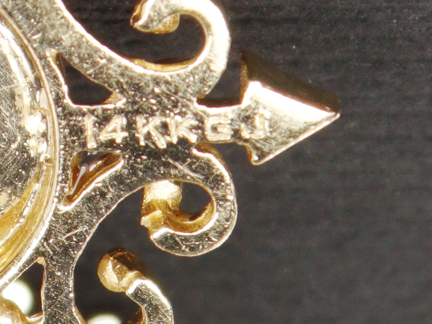 Vintage 14k Gold Black Onyx Diamond Dangle Earrings by KGJ