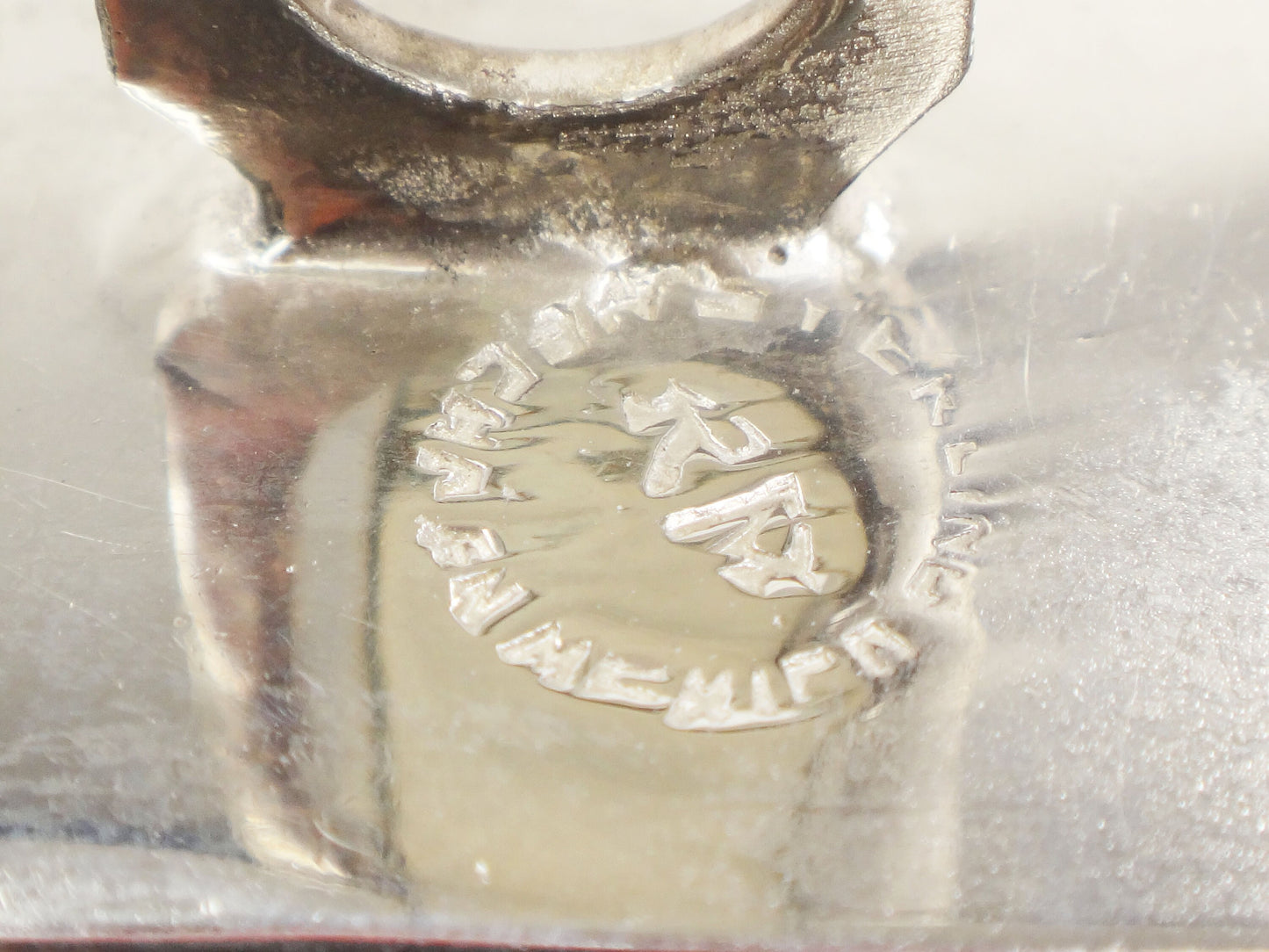 Vintage Sterling Silver Cufflinks Square Sterling Silver Cufflinks Mexico Signed RM Cufflinks Aztec Myan Sun Calendar Cufflinks