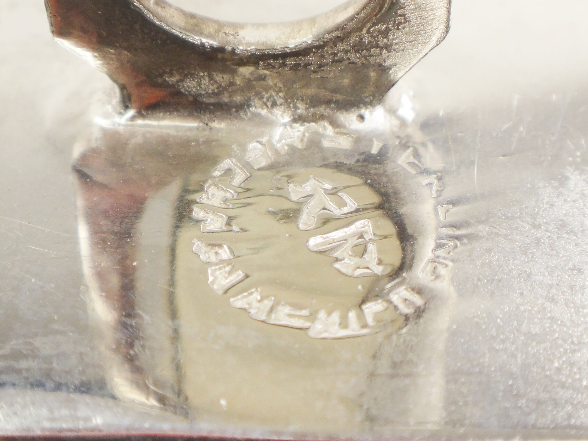 Vintage Sterling Silver Cufflinks Square Sterling Silver Cufflinks Mexico Signed RM Cufflinks Aztec Myan Sun Calendar Cufflinks