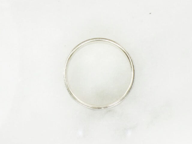 Vintage 14k Yellow Gold Natural Diamond Engagement Ring Charm JR Wood Ring - Bride Gift