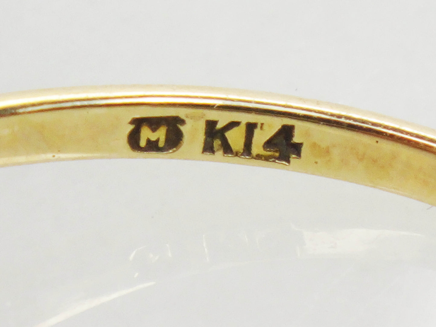 Vintage Mikimoto 14k Yellow Gold Pearl Ring - 7.5 MM Cultured Pearl Crossover Ring - Double Pearl Ring Size 6.25