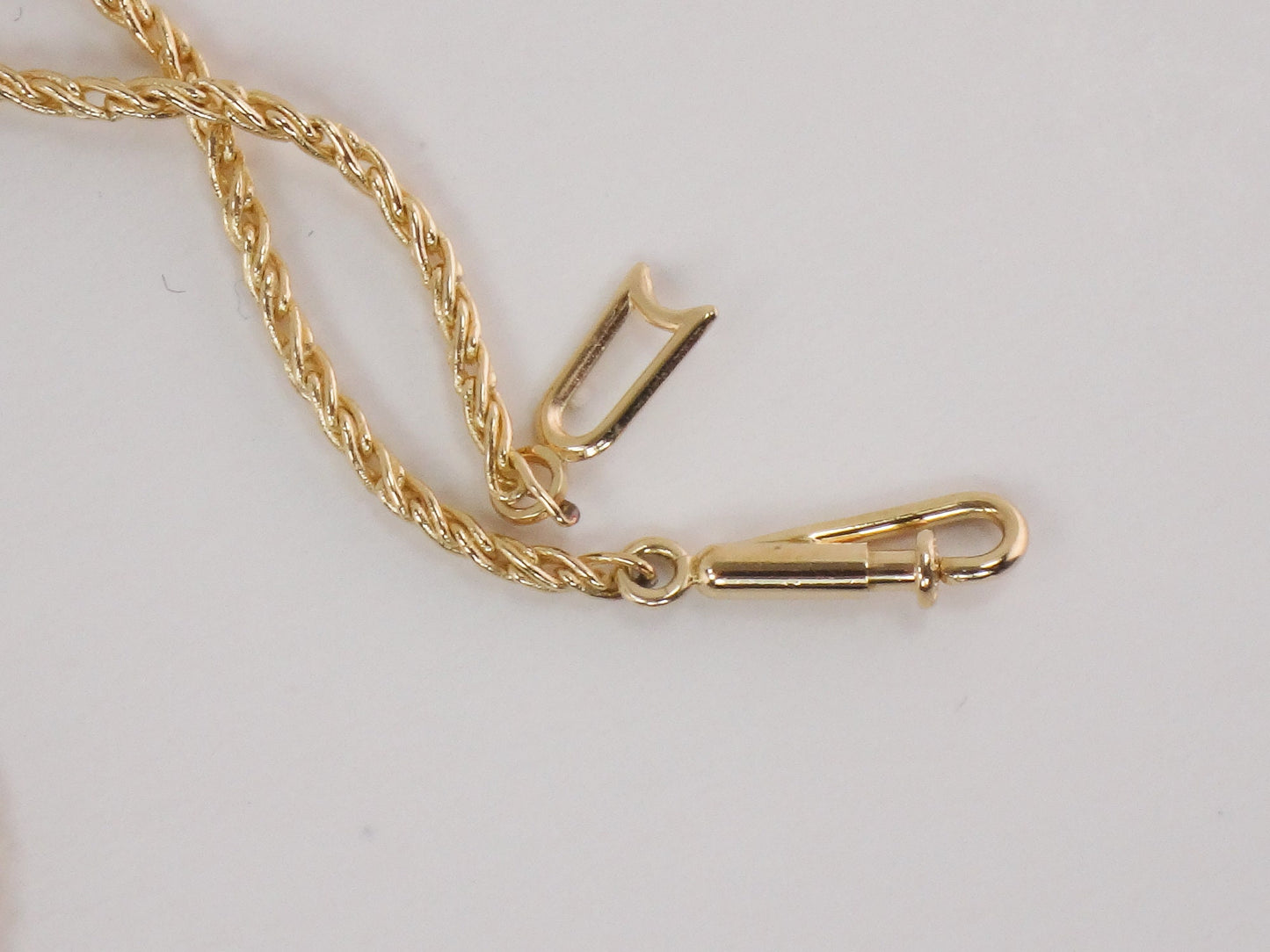 Vintage 14k Yellow Gold Blue Topaz and Diamond Necklace 1980's Oval Blue December Birthstone Necklace 17.5"