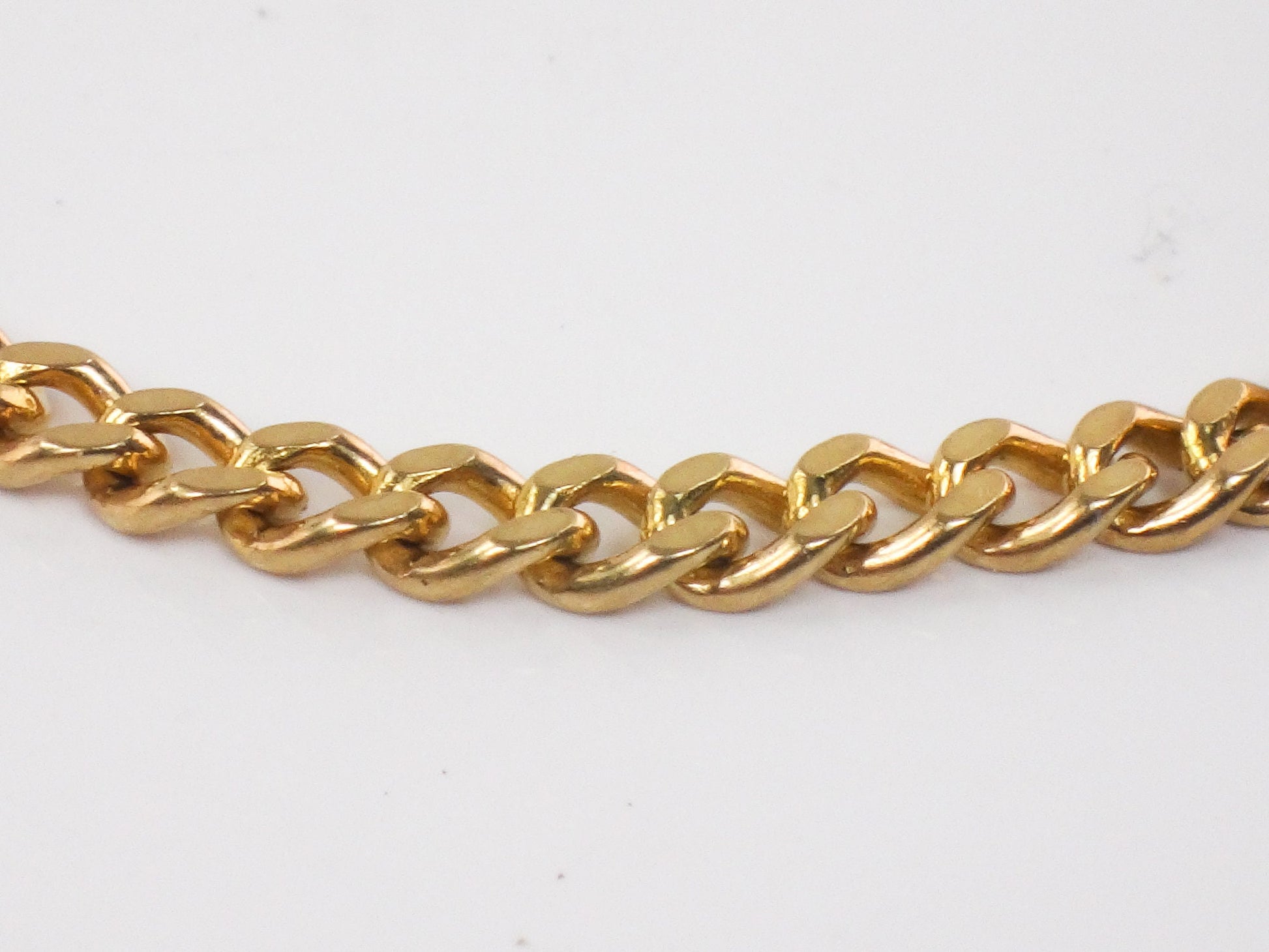 Vintage Long 14k Solid Yellow Gold Link Chain 28.5" 15.2 grams