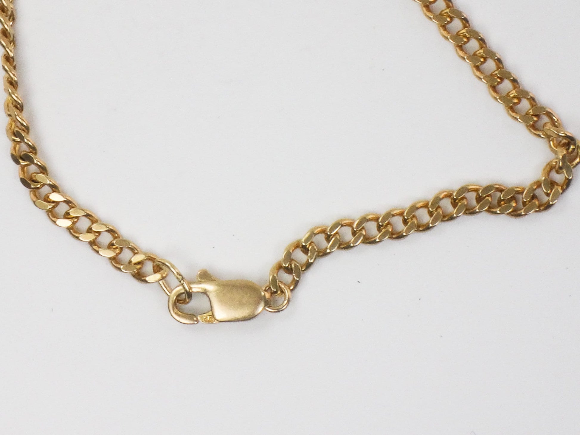 Vintage Long 14k Solid Yellow Gold Link Chain 28.5" 15.2 grams