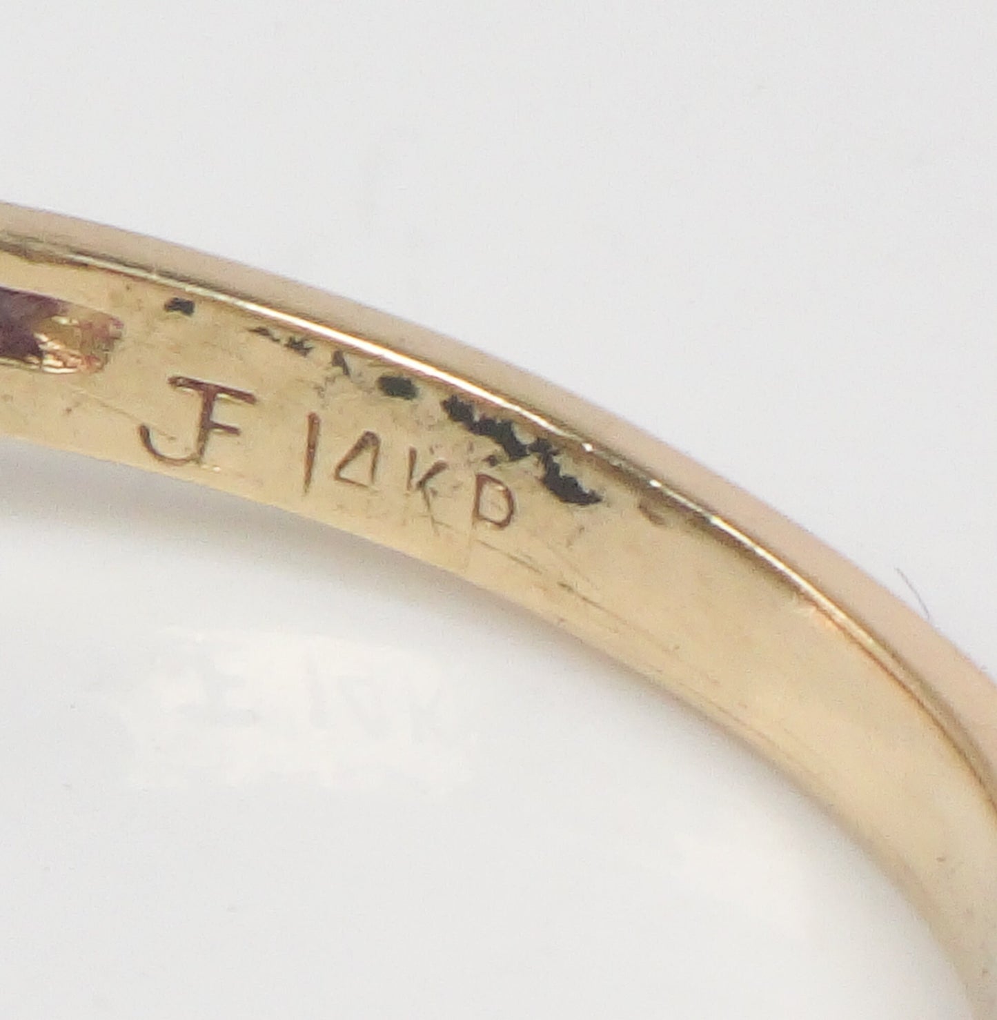 Vintage 14k Yellow Gold Blue Sapphire Diamond Cluster Ring - Size 6.5