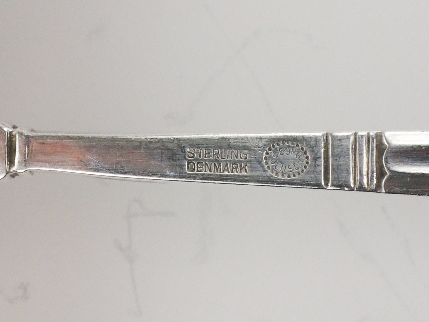 Georg Jensen Sterling Silver Acorn Pattern Large Gravy Ladle 7 3/4"