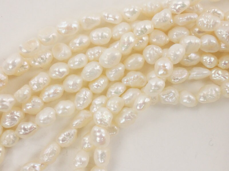 Vintage Sterling Silver Multi-Strand Freshwater Pearl Marcasite & Mother of Pearl Necklace 19"