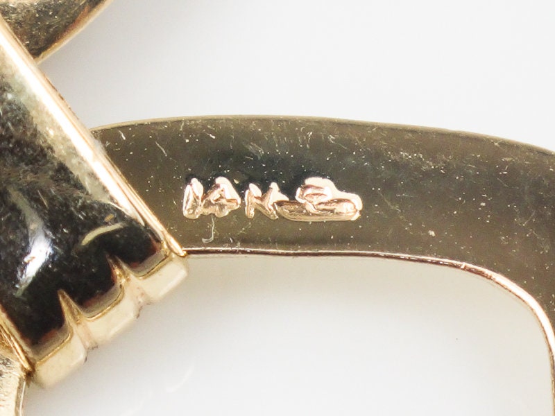 Vintage Retro 14k Yellow Gold Blue Topaz Fancy Circle Link Bracelet by Larter & Sons 7.25"