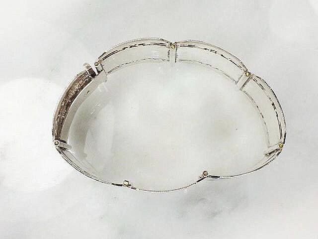 Vintage Siam Sterling Silver Nielloware Bracelet: Mermaid Princess Goddesses