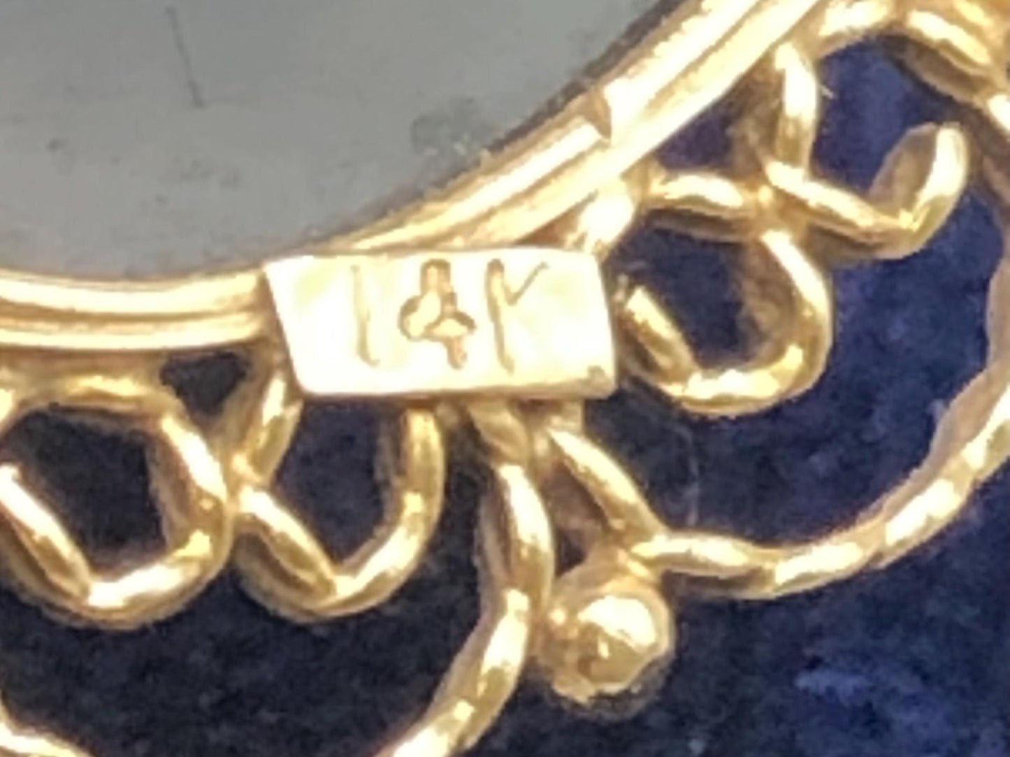 Vintage 14k Gold Mosaic Opal Doublet Heart Pendant: October Birthstone