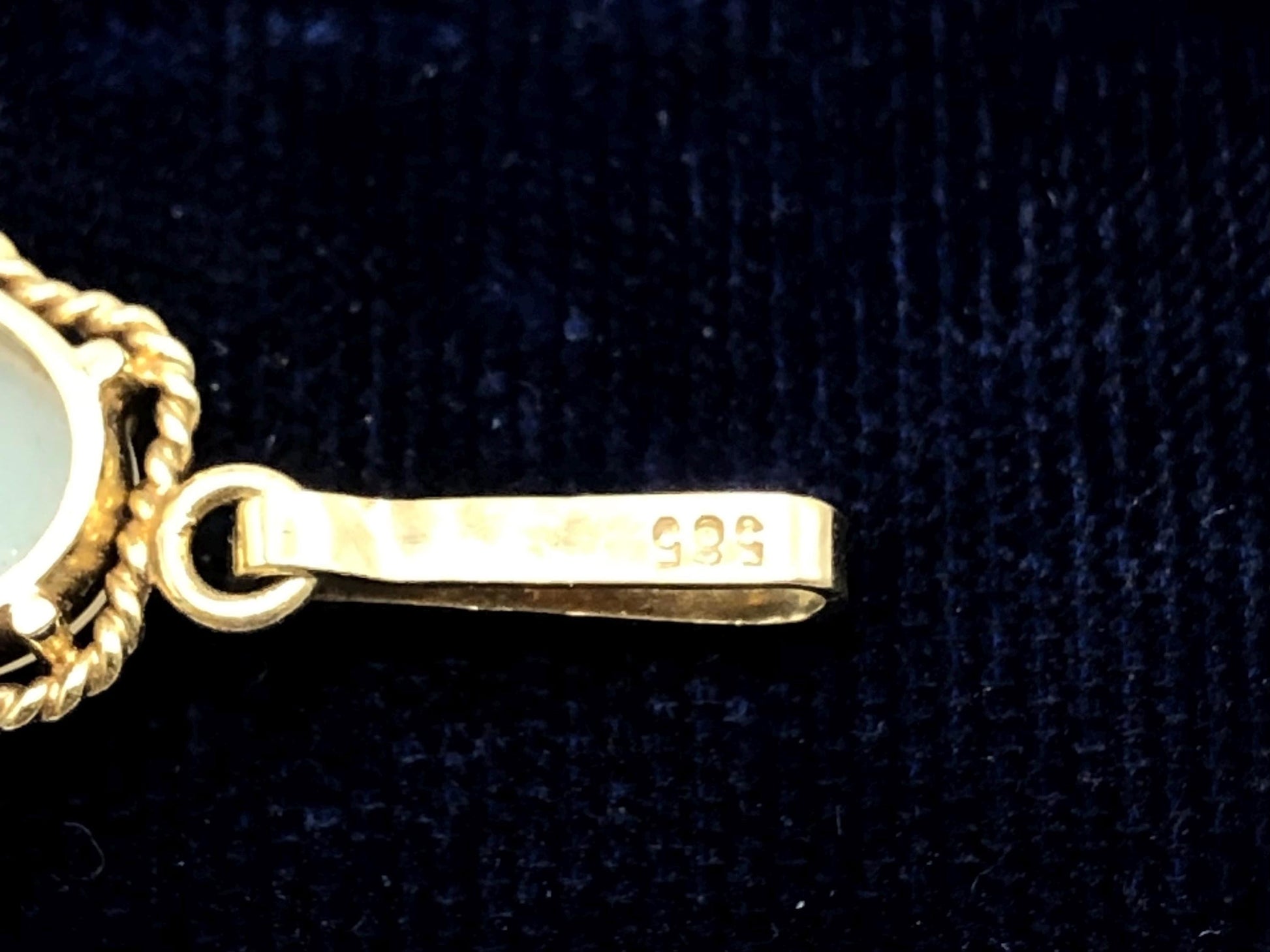 14k Yellow Gold Opal Pendant - Natural Gemstone - October Birthstone - Fine Vintage Jewelry