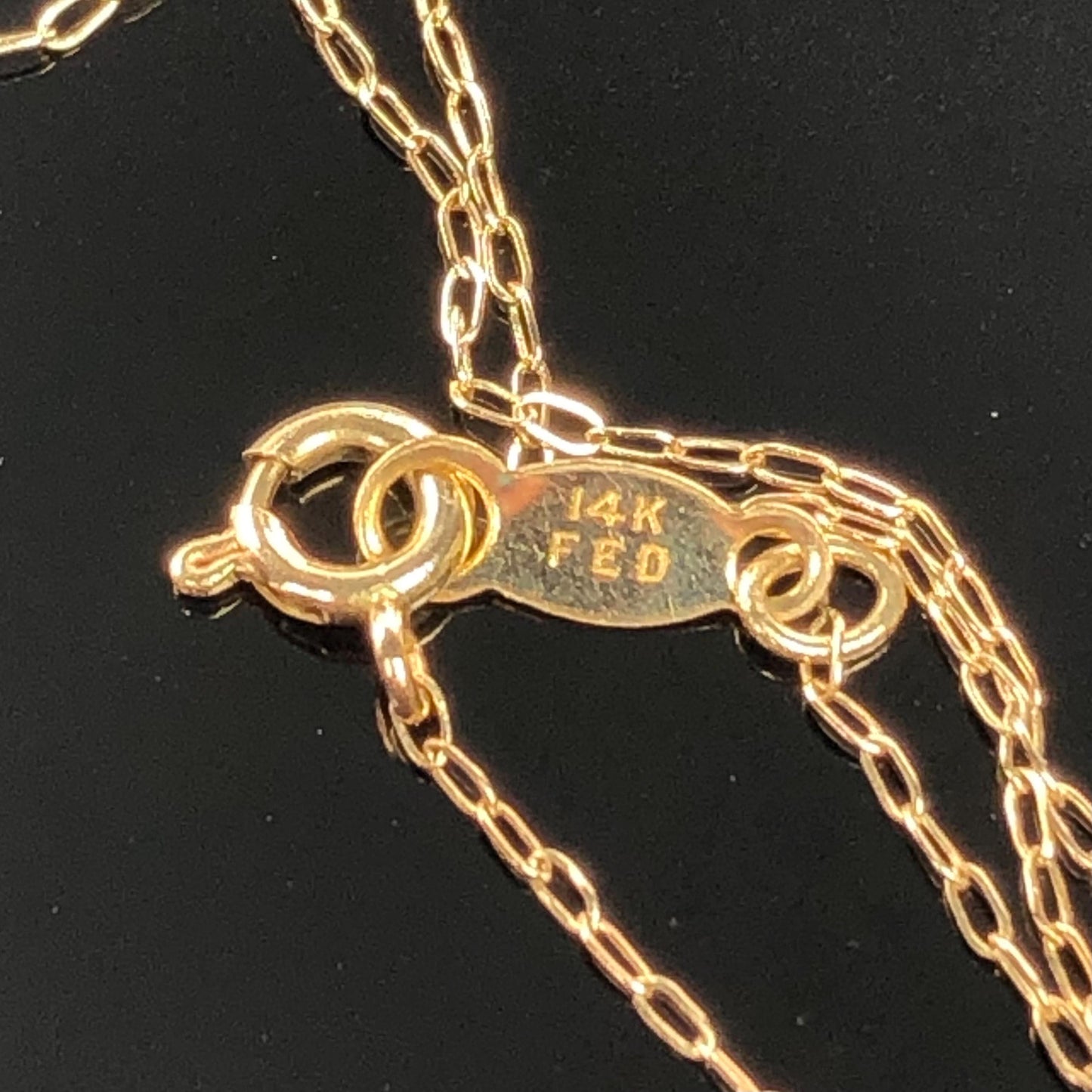 Vintage Solid Yellow Gold Diamond Open Heart Pendant Necklace 1.0 CT TDW 20"