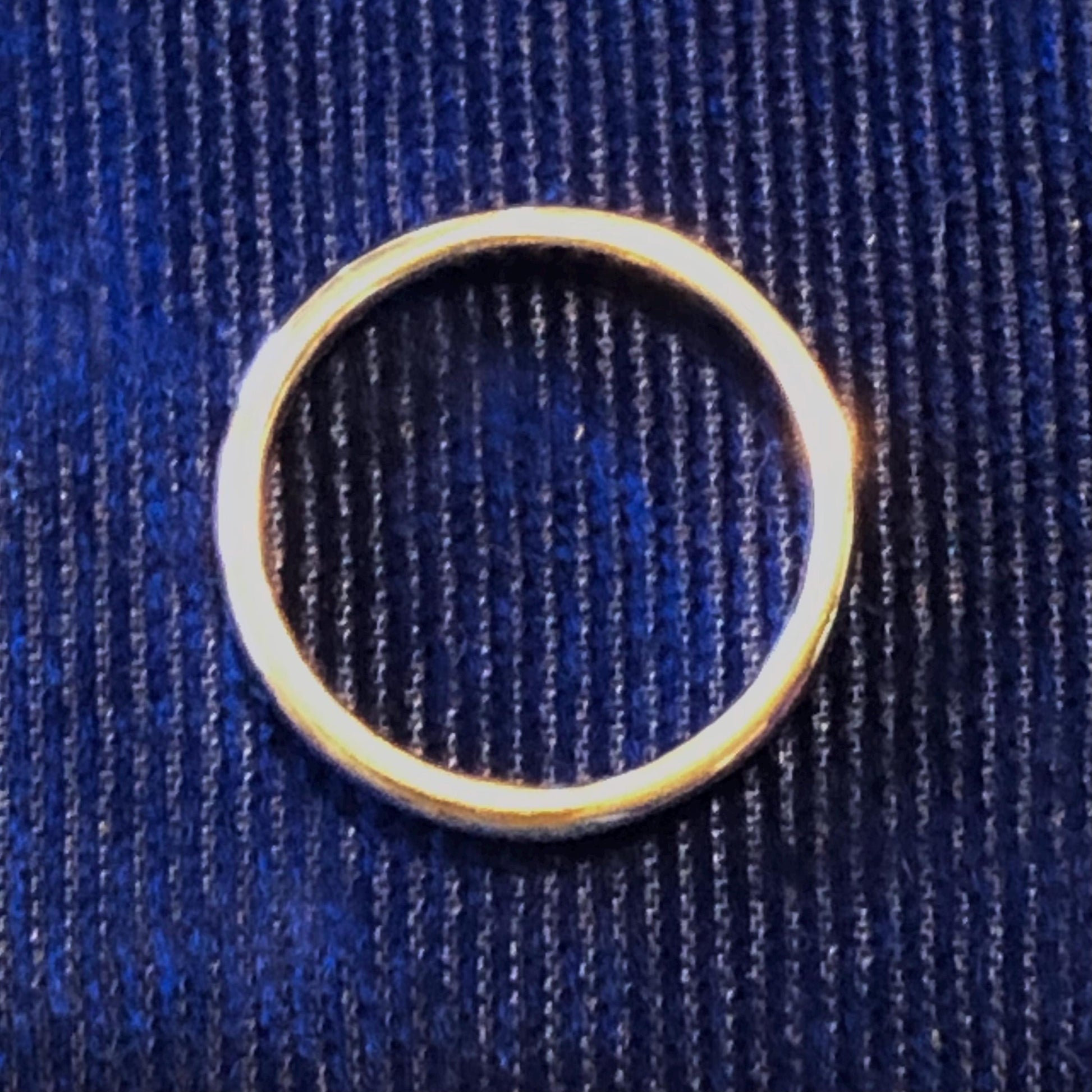 Vintage ArtCarved 14k Yellow Gold Wedding Band - 2.2 MM Stacking Ring, Size 6.25