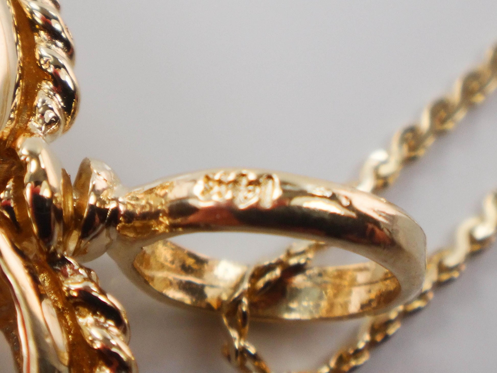 Vintage 14k Gold Heart Necklace: Amethyst & Topaz Reversible Pendant