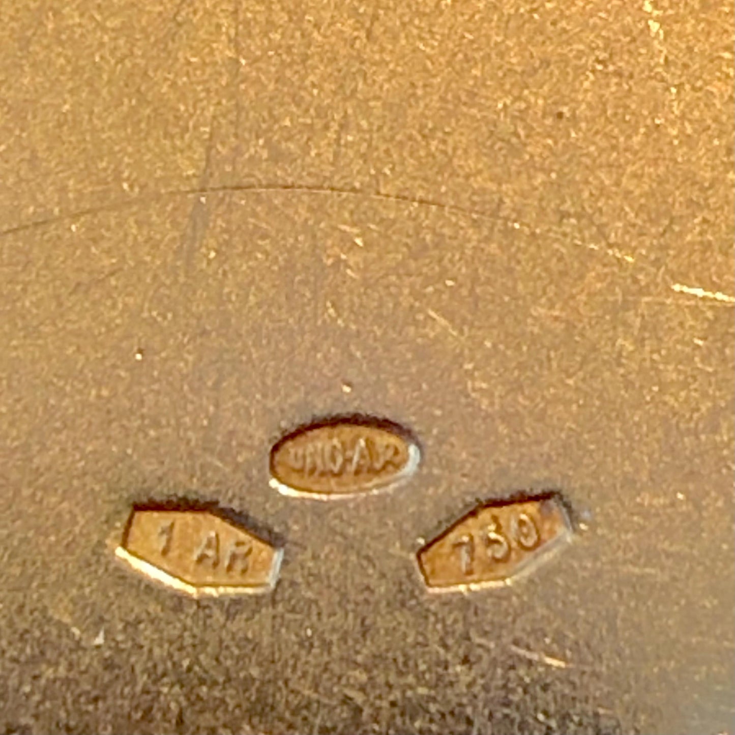 Vintage 18k Yellow Solid Gold Saint Anthony Charm Pendant