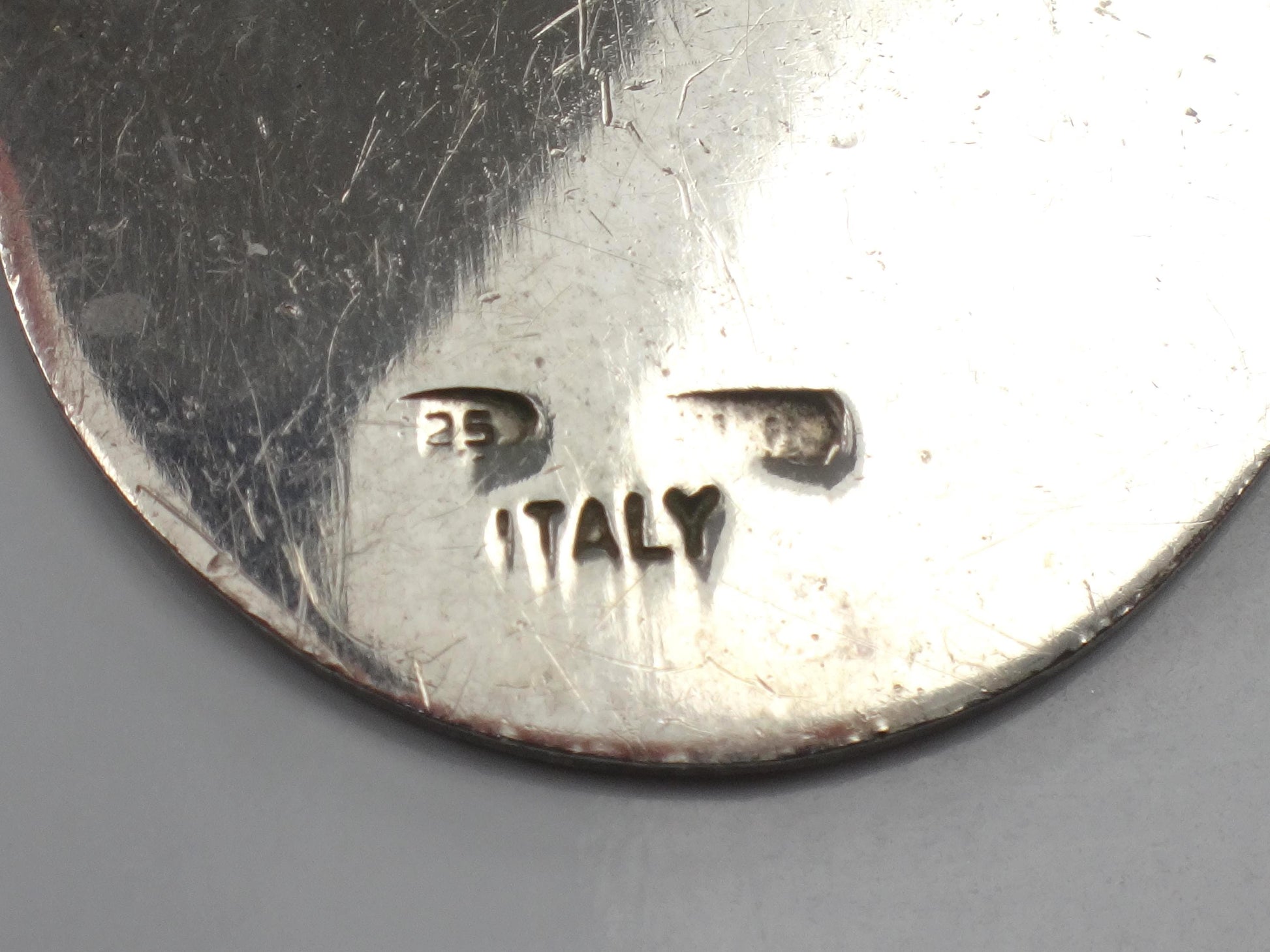 Vintage Sterling Silver Cloisonne Fish Pendant: Made in Italy