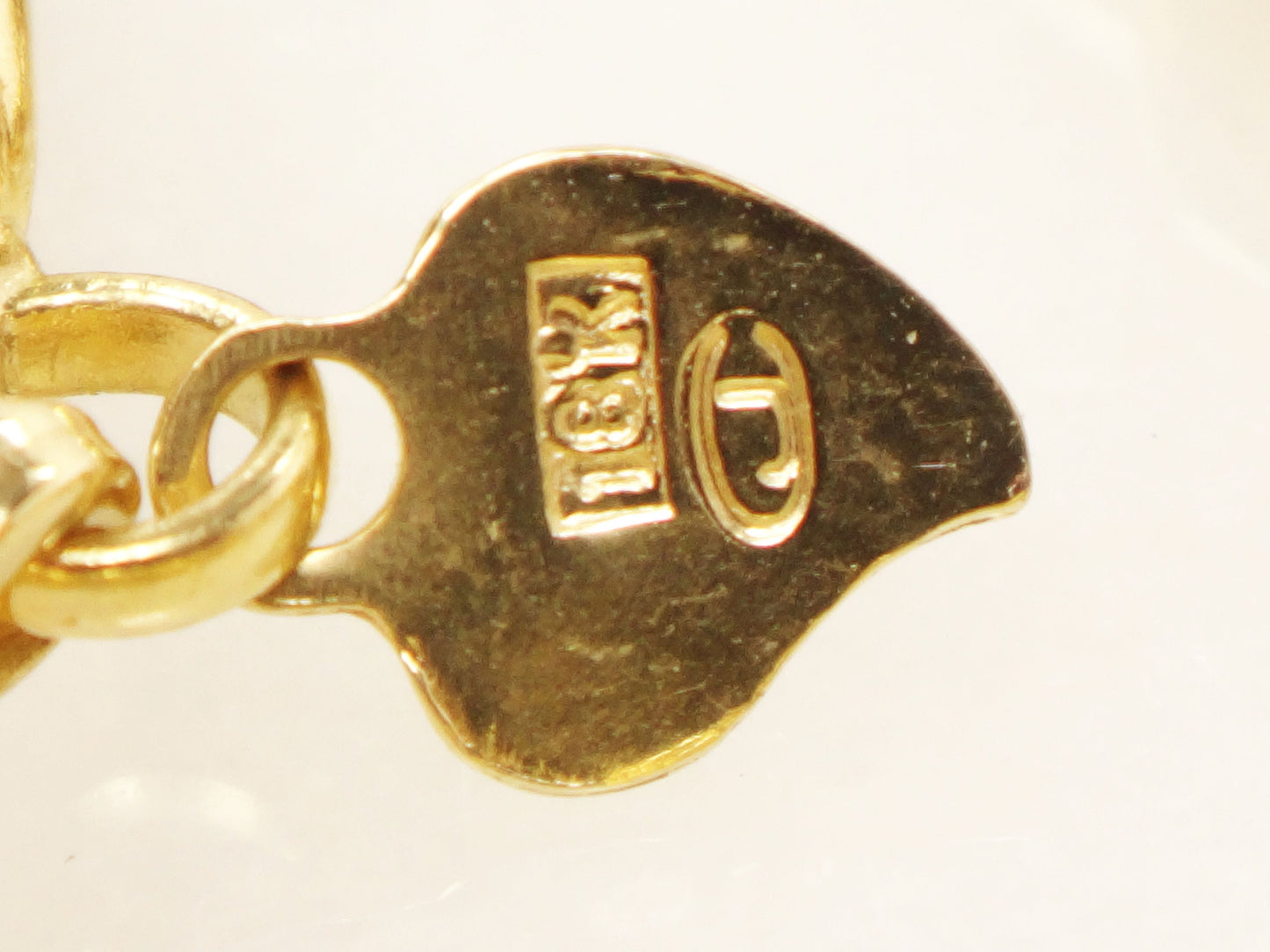 Vintage 18k Yellow Gold Mariner Link Bracelet, Italian Gold Puffed Link Bracelet 7 1/2"