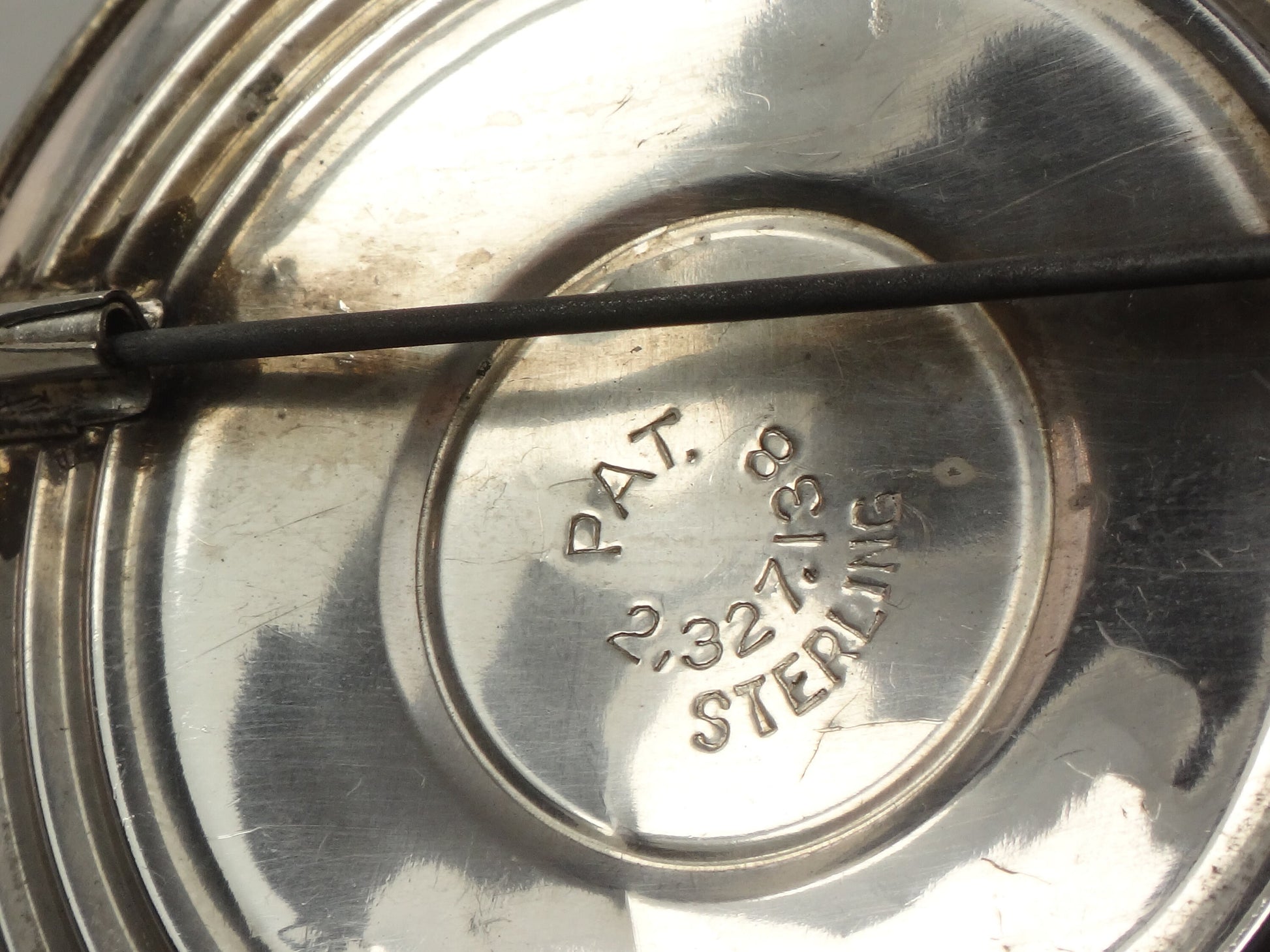 Vintage Sterling Silver Sombrero Pin: Mexican Hat Brooch (2 1/4")