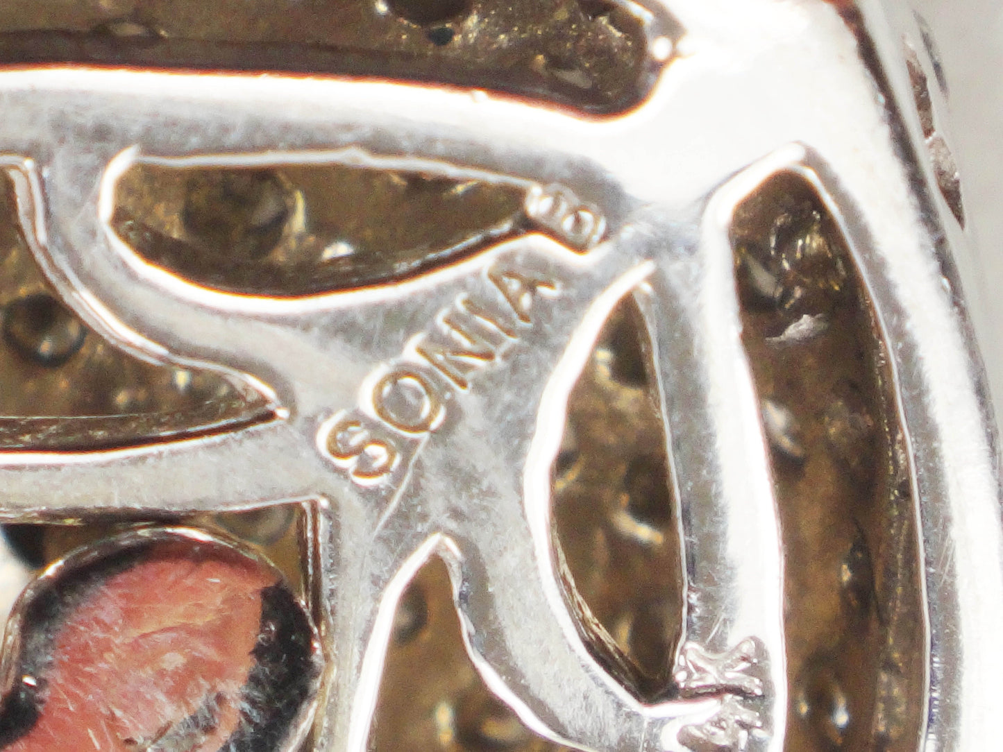 Vintage Sonia B Diamond Heart Pendant Necklace, 14k White Gold, 2 CT TDW