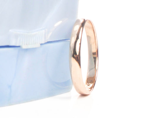 Vintage Thin 14k Yellow Gold Wedding Band 14k Gold Wedding Ring or Stacking Ring Unisex Size 9.25