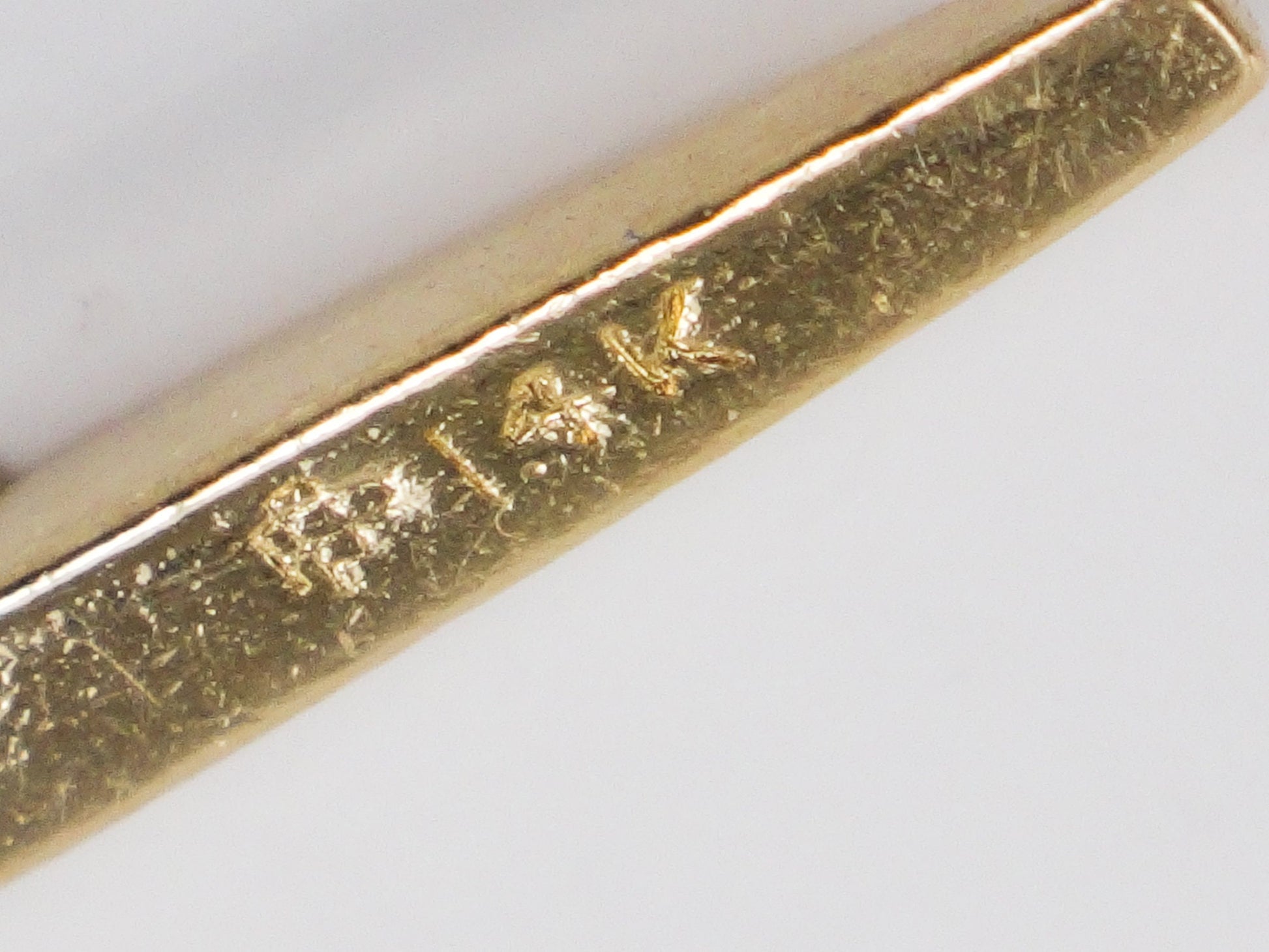 Vintage 14k Two Tone Solid Gold Cross Pendant Unisex