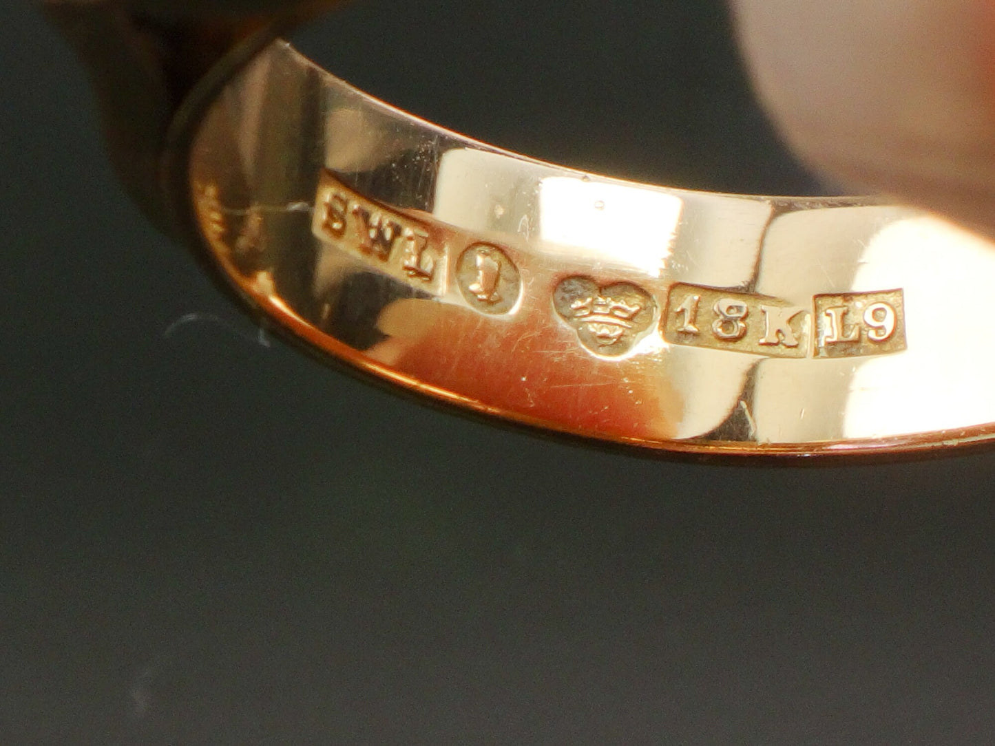 Vintage 18k Yellow Gold Natural Amethyst Ring Purple February Birthstone Ring Size 5