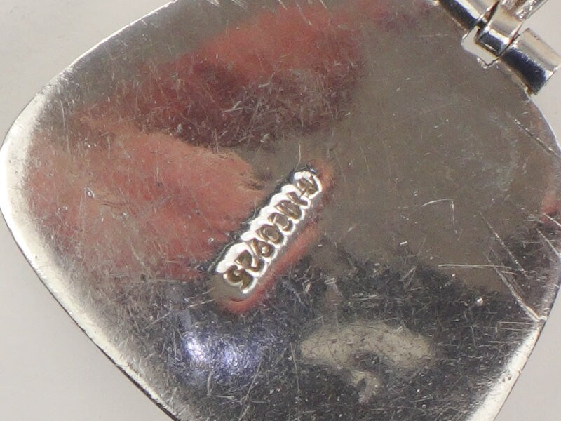 Vintage Large Sterling Silver Blue Sodalite Pendant