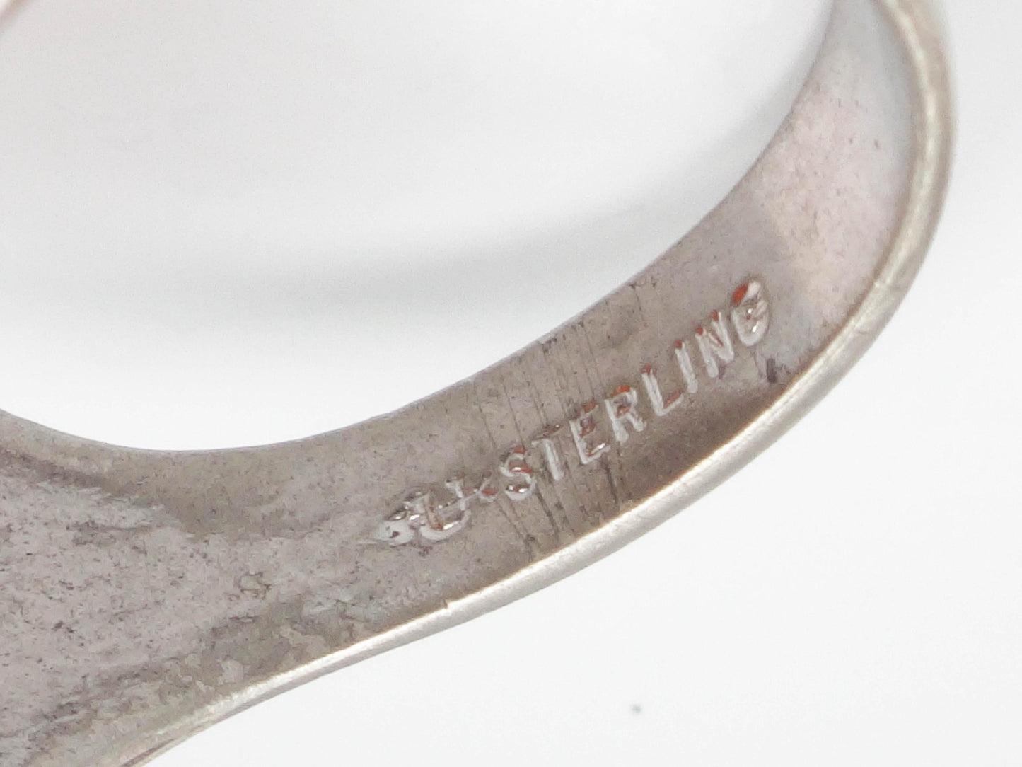 Vintage Men's Sterling Silver Carnelian Ring by Uncas (Size 10.75)