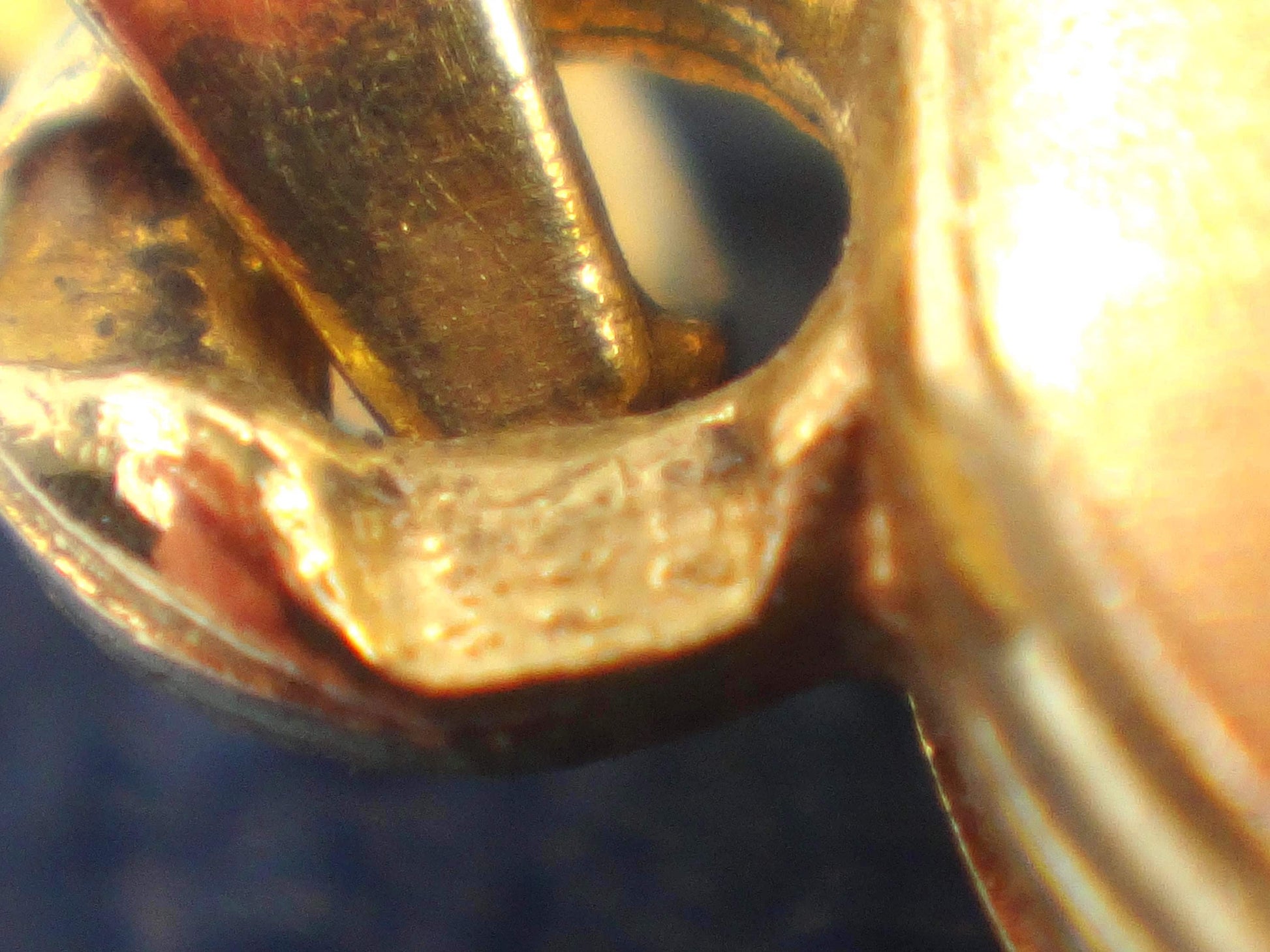 Vintage Art Nouveau Style Gold Locket, 19.2k Portuguese Oval Floral Pendant