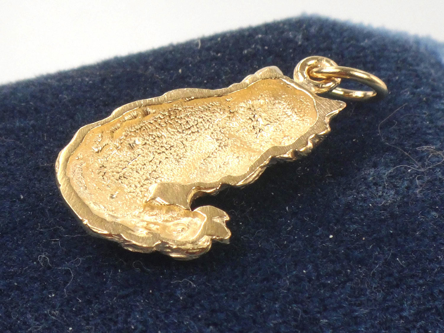 Vintage 14k Yellow Gold Cat Pendant Charm