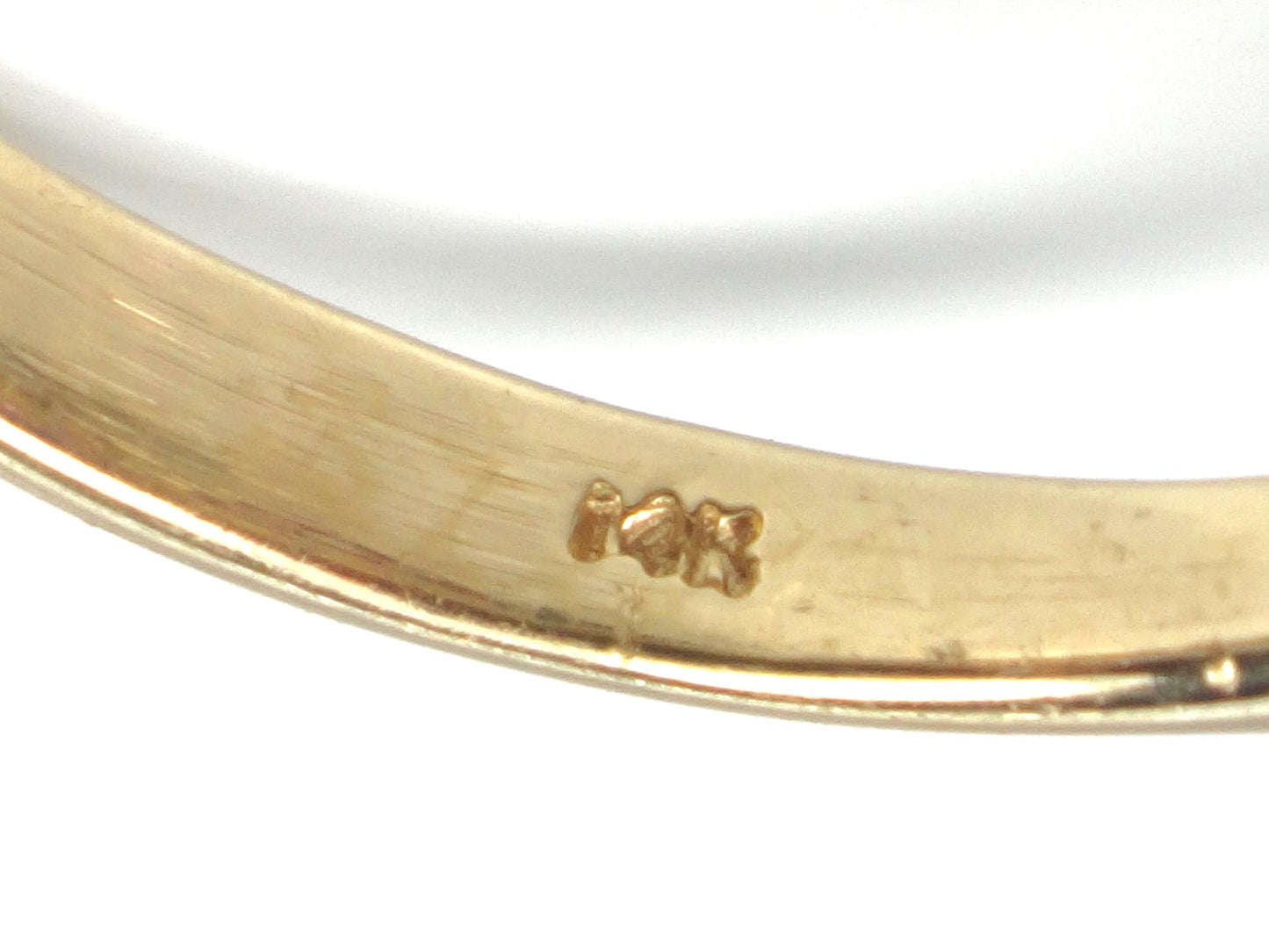 Vintage 14k Yellow Gold Amethyst and Diamond Halo Ring Size 5.5