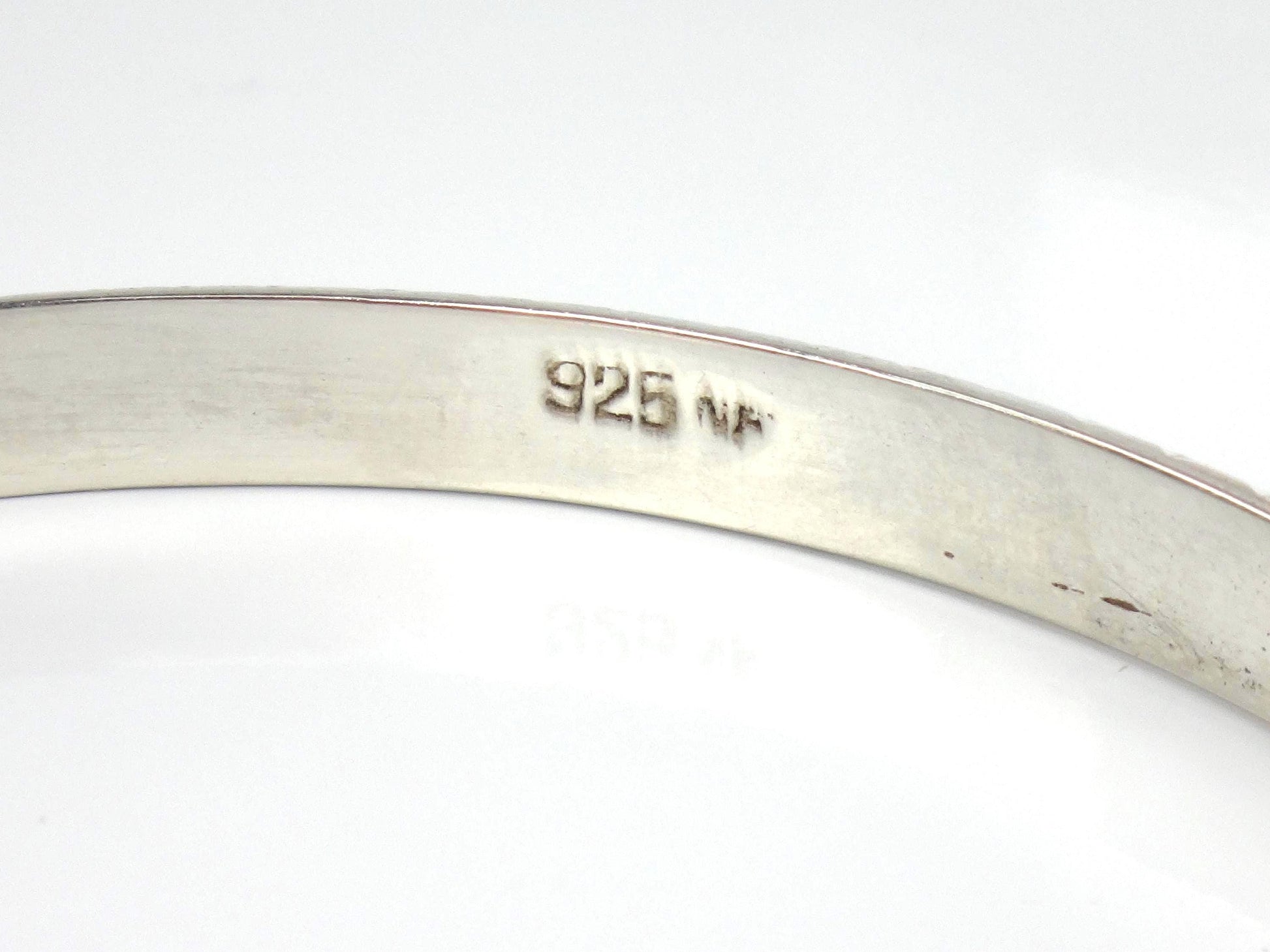 Vintage Thin Sterling Silver Bangle Bracelet