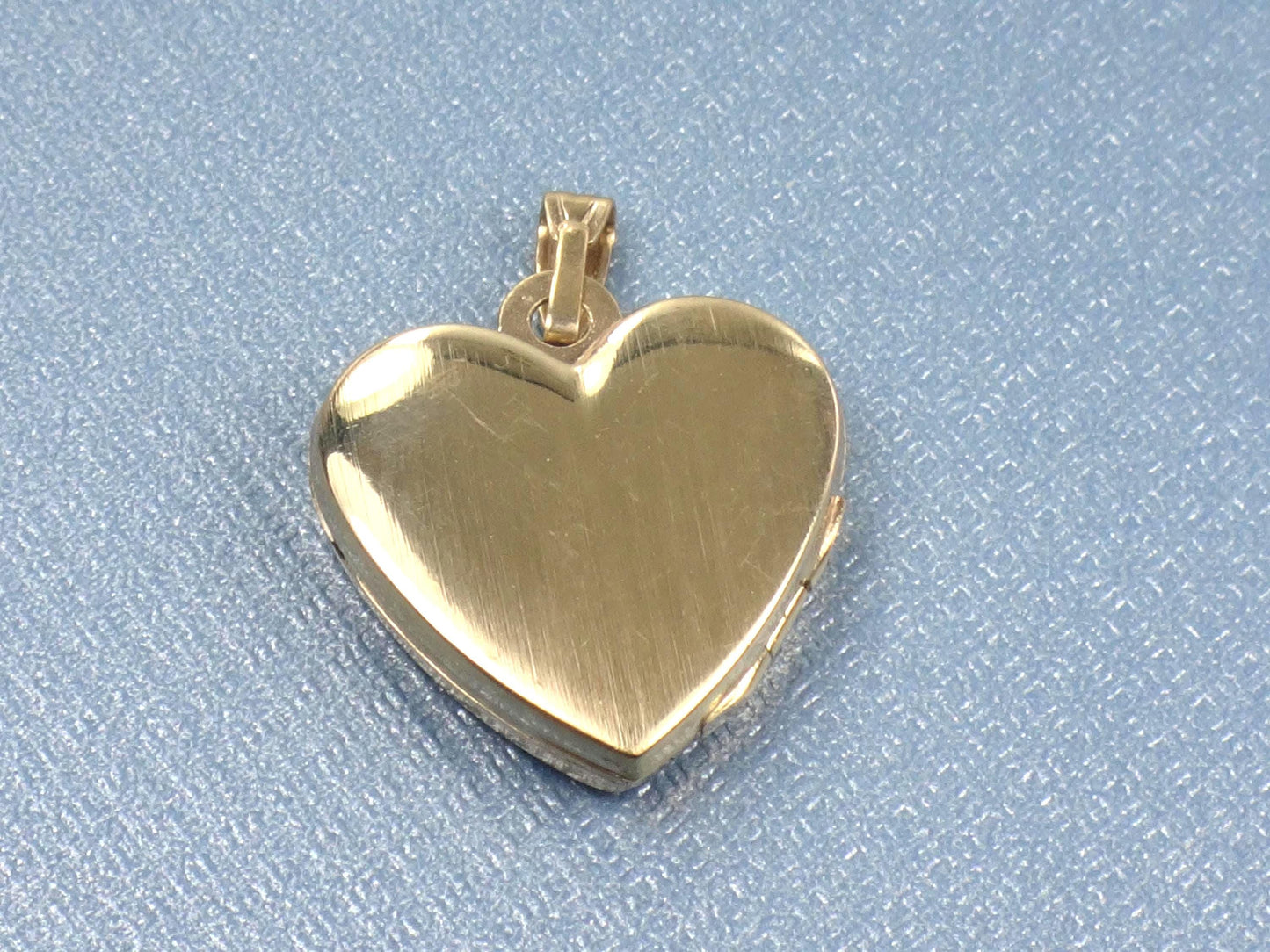 Vintage 14k Gold I Love You Heart Locket Pendant