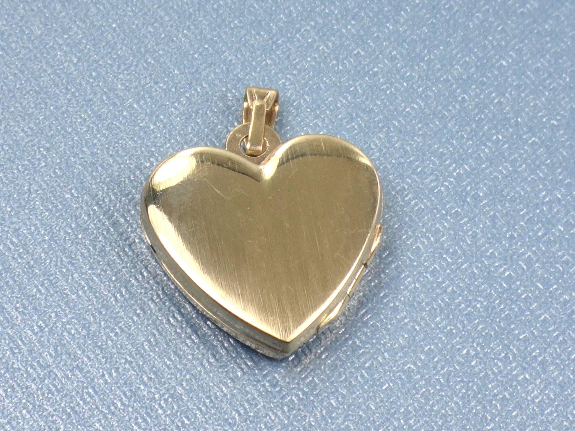 Vintage 14k Gold I Love You Heart Locket Pendant