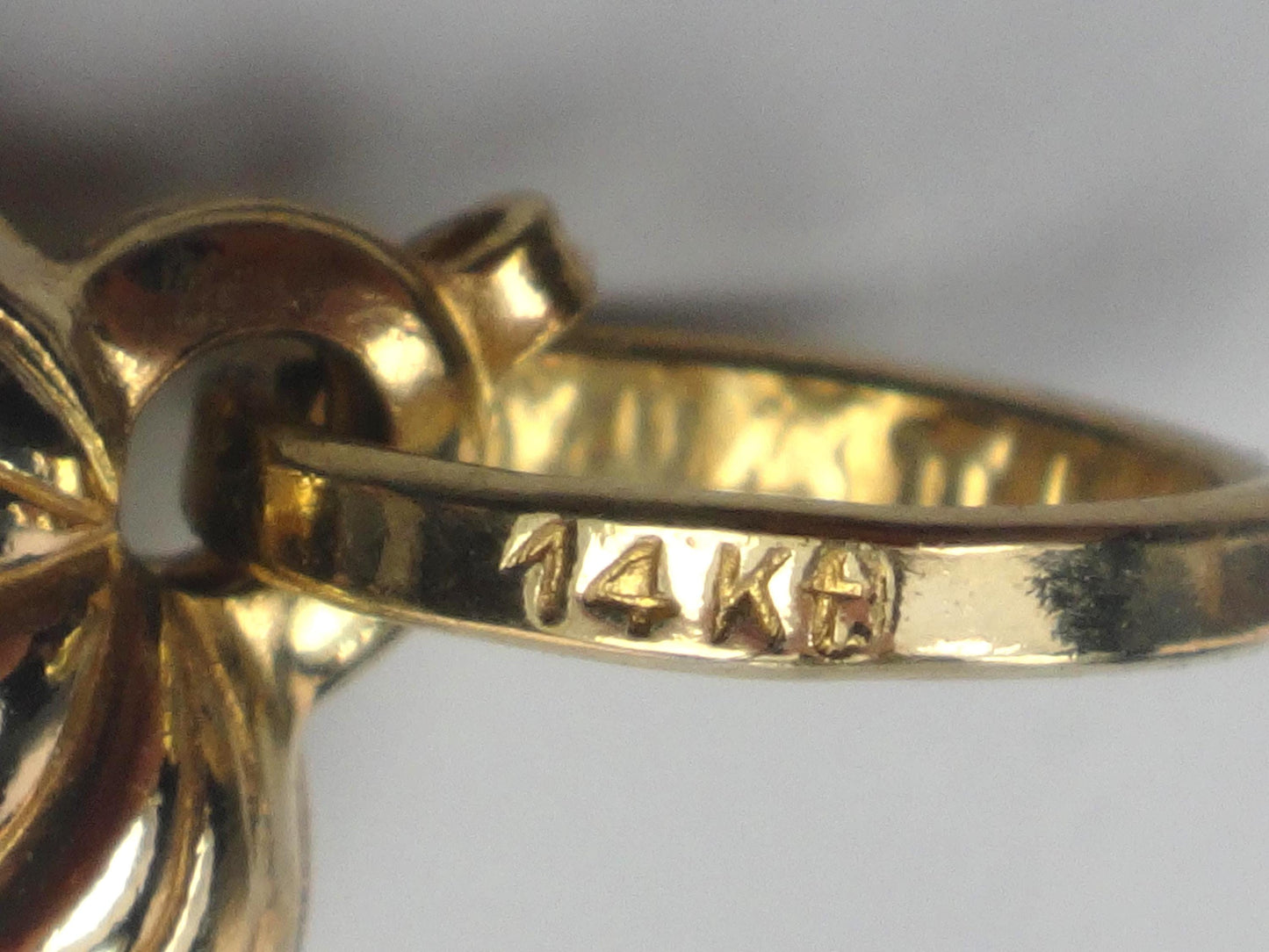 Vintage 14k Small Gold Puffy Heart Pendant or Charm